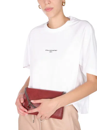 Stella Mccartney T-shirt With Logo In White
