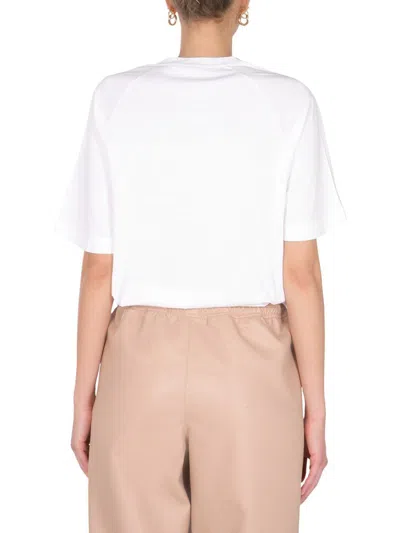 Stella Mccartney T-shirt With Logo In White