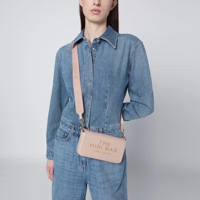 Marc Jacobs The Mini Bag Shoulder Bag In Rose-pink Leather In Neutral
