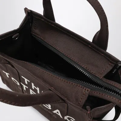 Marc Jacobs Compact Canvas Tote Bag With Top Handles In Brown