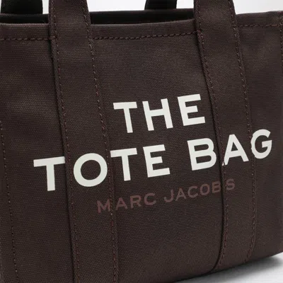 Marc Jacobs Compact Canvas Tote Bag With Top Handles In Brown