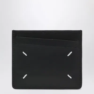 Maison Margiela Four Stitches Card Holder In Black