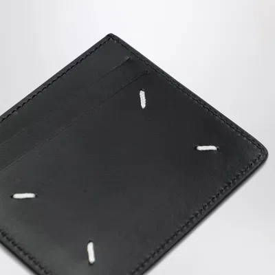 Maison Margiela Four Stitches Card Holder In Black