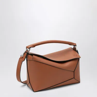 Loewe Small Puzzle Edge Bag In In Brown