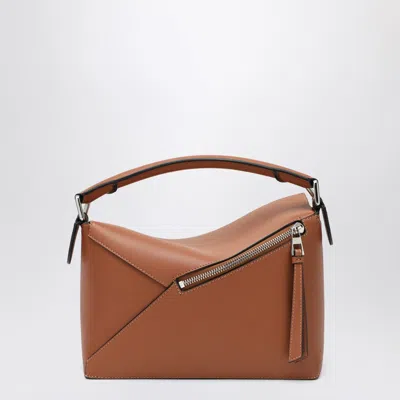 Loewe Small Puzzle Edge Bag In In Brown