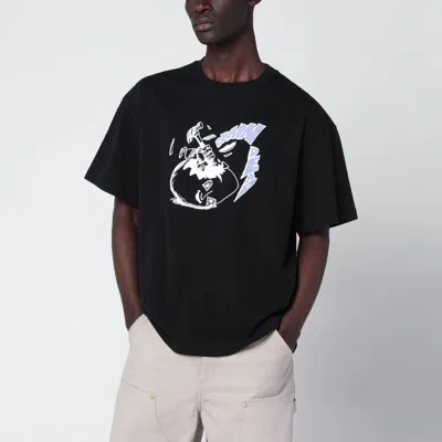 Brain Dead Crack An Egg Printed T-shirt In Black