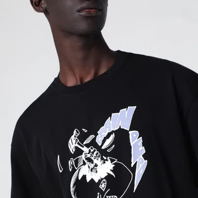 Brain Dead Crack An Egg Printed T-shirt In Black