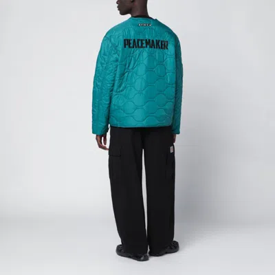 Oamc Forest Green Combat Liner Jacket In Green