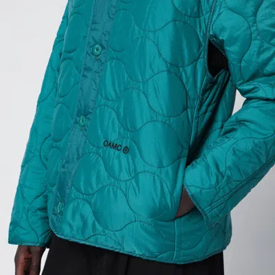 Oamc Forest Green Combat Liner Jacket In Green