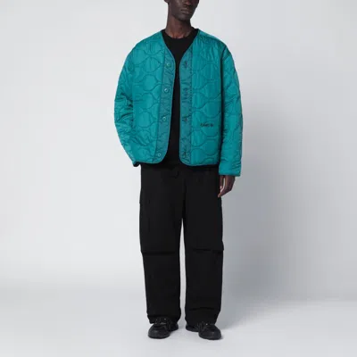 Oamc Forest Green Combat Liner Jacket In Green