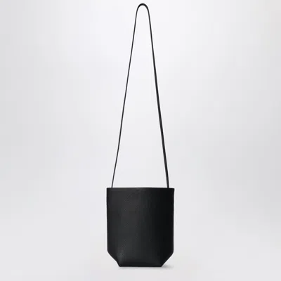 The Row N/s Park Black Shoulder Bag In Black