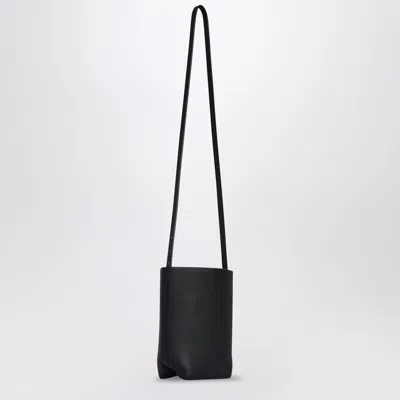 The Row N/s Park Black Shoulder Bag In Black