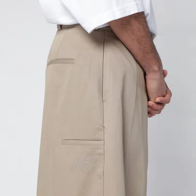 Willy Chavarria Cholo Beige Chino Trousers In Brown