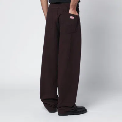 Willy Chavarria Bad Boy Brown Jeans In Black