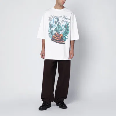 Willy Chavarria White Chavarria Prayer Services T-shirt In White