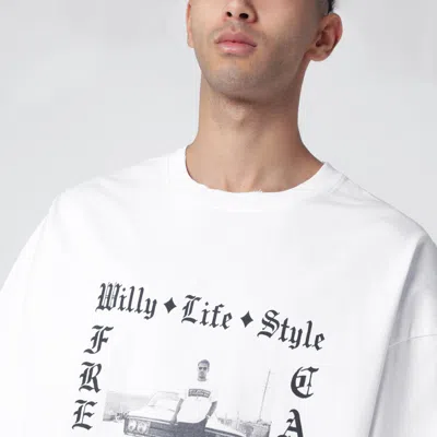 Willy Chavarria White Willy Life Style Northsider T-shirt In White
