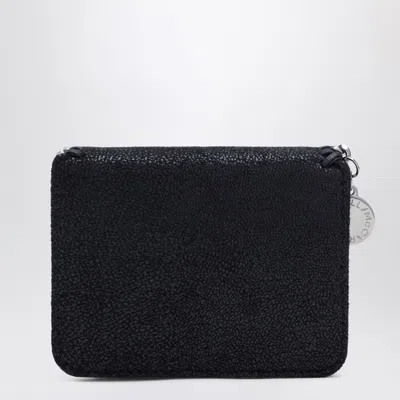 Stella Mccartney Falabella Flap Wallet In Black