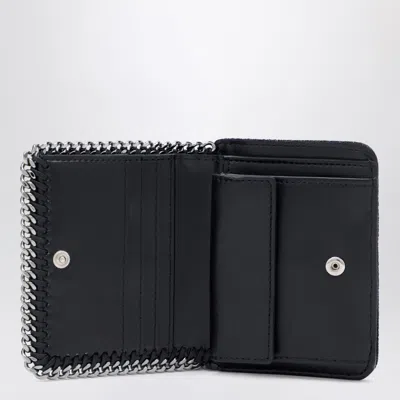 Stella Mccartney Falabella Flap Wallet In Black