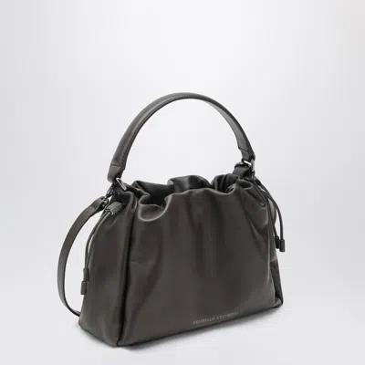 Brunello Cucinelli Bucket Mellow Small Brown Bag Women In Brown