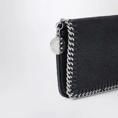 Stella Mccartney Falabella Flap Wallet In Black