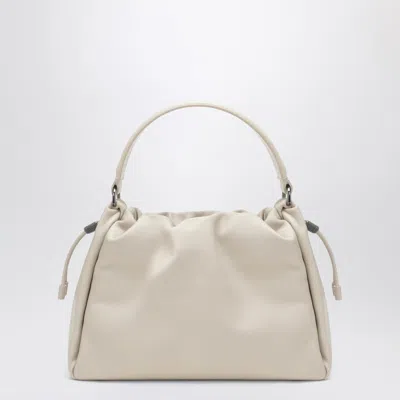 Brunello Cucinelli Bucket Mellow Small Ivory Bag Women In White