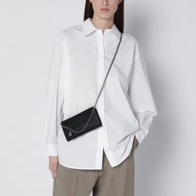 Stella Mccartney Falabella Continental Clutch Bag In Black