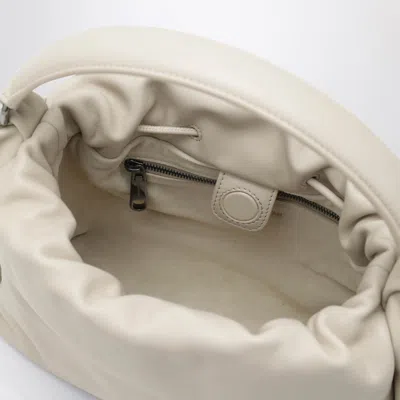 Brunello Cucinelli Bucket Mellow Small Ivory Bag Women In White