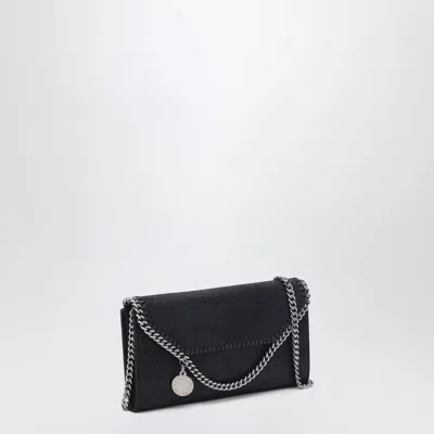 Stella Mccartney Falabella Continental Clutch Bag In Black