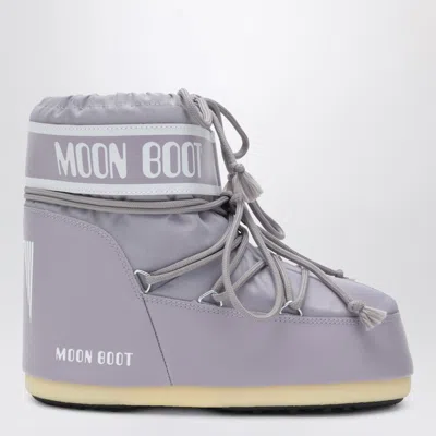 Moon Boot Icon Low Lilac Nylon Boots In Multi