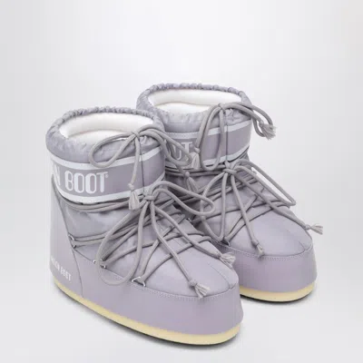 Moon Boot Icon Low Lilac Nylon Boots In Multi