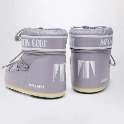 Moon Boot Icon Low Lilac Nylon Boots In Multi
