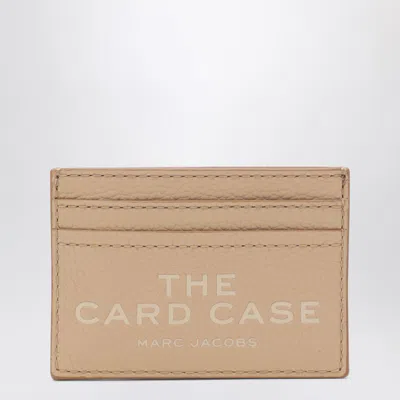Marc Jacobs Camel Full-grain Leather Cardholder In Brown