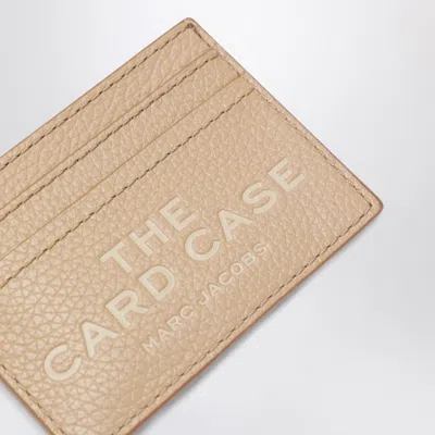 Marc Jacobs Camel Full-grain Leather Cardholder In Brown