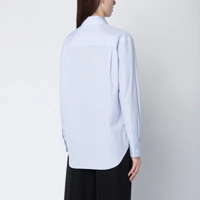 The Row Light Blue Cotton Shirt In Blue