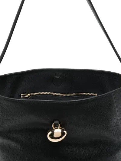Cafuné Drop Hobo Shoulder Bag In Black