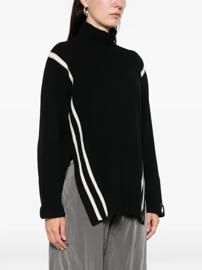Iceberg Turtleneck Sweater In Black