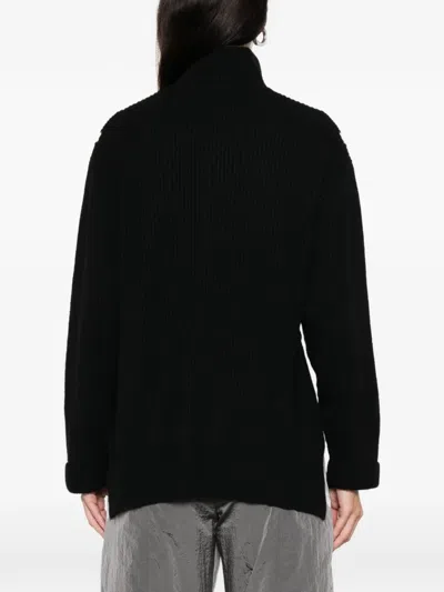 Iceberg Turtleneck Sweater In Black