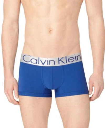 Calvin Klein Men's Underwear, Steel Micro Low Rise Trunk U2716 In Dark Midnight