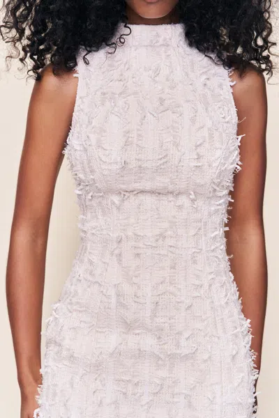 Danielle Guizio Ny Adeline Mini Dress In White