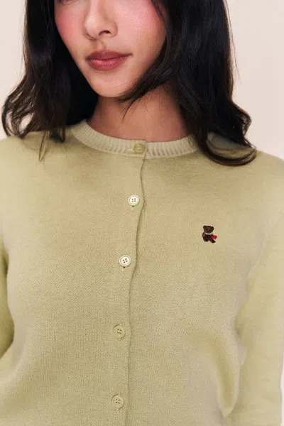 Danielle Guizio Ny June Relaxed Wool Cardigan