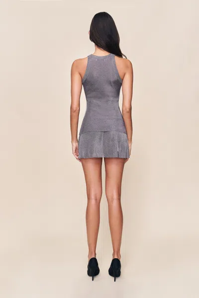 Danielle Guizio Ny Millie Top In Gray