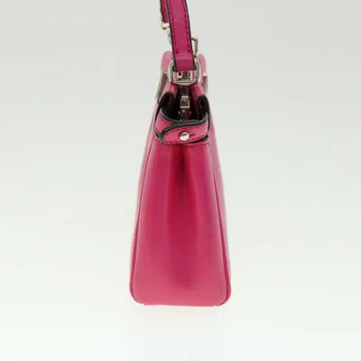 Pre-owned Fendi Peekaboo Bag Leather Pink Leather Handbag ()