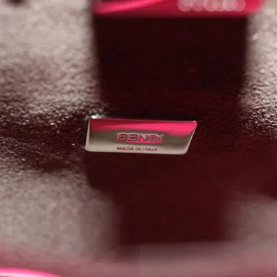 Pre-owned Fendi Peekaboo Bag Leather Pink Leather Handbag ()