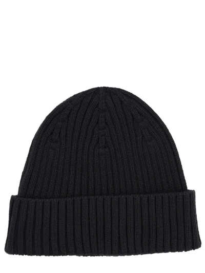 Maison Kitsuné "baby Fox" Beanie In Black