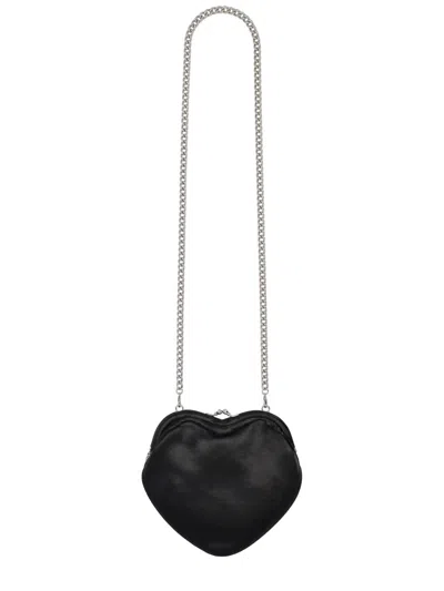 Vivienne Westwood "belle Heart" Bag In Silver