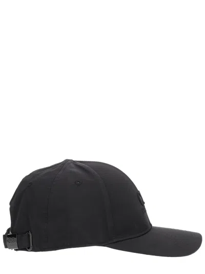 C.p. Company "chrome-r" Baseball Cap In Black