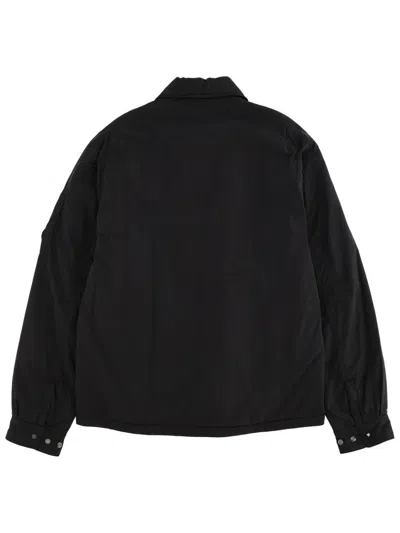 C.p. Company C. P. Company "felt Lens" Overshirt In Black