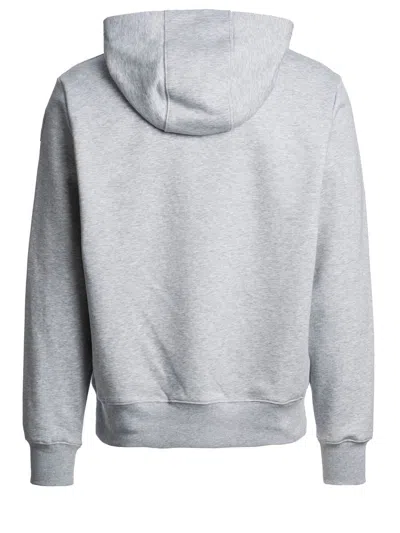 Parajumpers Everest Hooded Sweatshirt Kangaroo Pocket In Gray