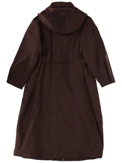 Laminar "goretex" Trench Coat In Brown