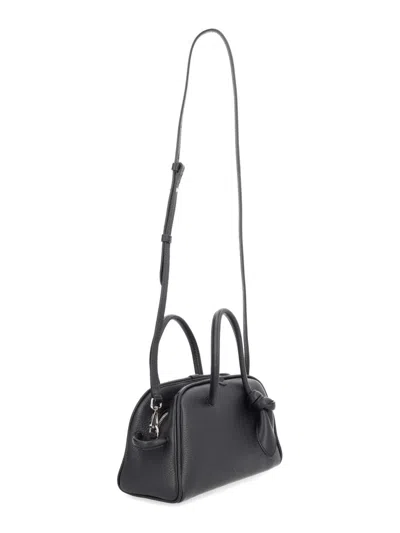 Jacquemus The Turismo Large Leather Shoulder Bag In Black